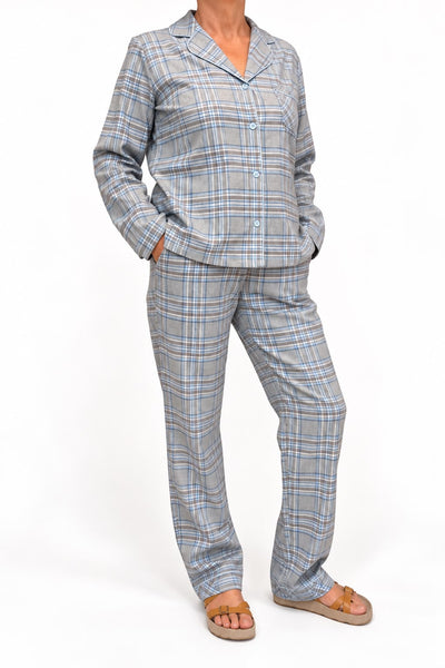 Pijama de cuadros algodón de viyela