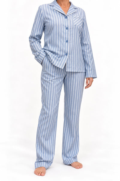 Pijama de invierno de rayas
