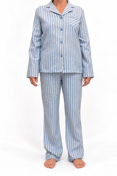 Pijama de invierno de rayas